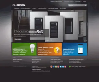 Lutron.com(Beautiful light) Screenshot