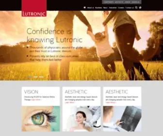 Lutronic.com(Lutronic Corporation) Screenshot