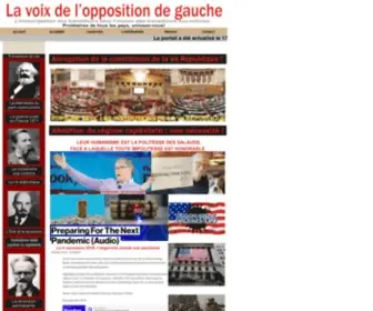Luttedeclasse.org(Bienvenue sur le blog Le socialisme) Screenshot