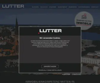 Lutter.net(Immobilien Rostock Immobilienmakler & Vermieter kaufen & mieten) Screenshot