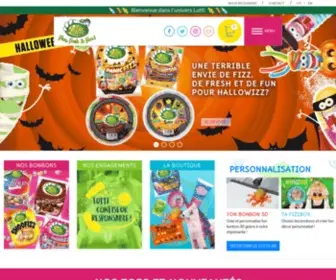Lutti.fr(Lutti les bonbons fizz fresh et fun Lutti) Screenshot