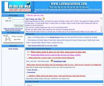 Luudiachiweb.com(Luu dia chi Web truc tuyen) Screenshot