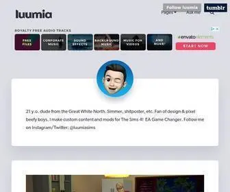 Luumiasims.com(Luumia) Screenshot