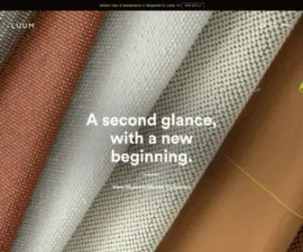 Luumtextiles.ca(LuumHome) Screenshot