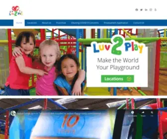 Luv2Play.com(Indoor Playground Franchise Luv 2 Play) Screenshot
