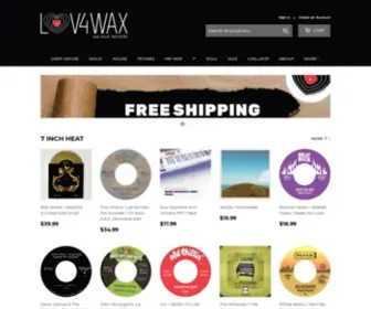 Luv4Wax.com(Deep House Vinyl Shop) Screenshot