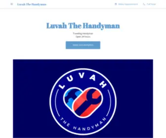 Luvahthehandyman.com(Luvah The Handyman) Screenshot