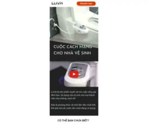 Luvavn.com(Thiết bị vệ sinh thông minh LUVA) Screenshot