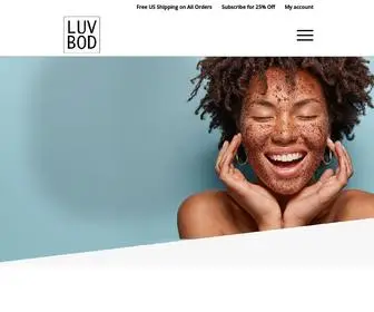 LuvBod.com(Coffee Scrub) Screenshot