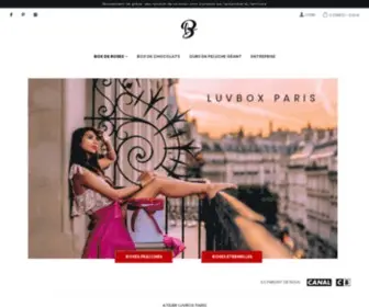 LuvBox-Paris.fr(Boîte de roses fraîches et Flowerbox éternelles. Ours en Peluche Géant) Screenshot