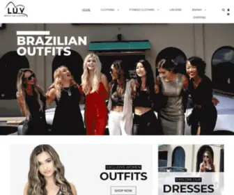 LuvBrazilianclothes.com(Luv Brazilian Clothes) Screenshot