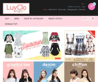 LuvClo.com(LuvClo Online Fashion Malaysia & Singapore Online Shopping Fashion Boutique Store) Screenshot