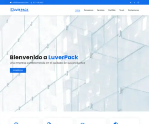 Luverpack.com(LUVERPACK Calidad en Corrugado) Screenshot