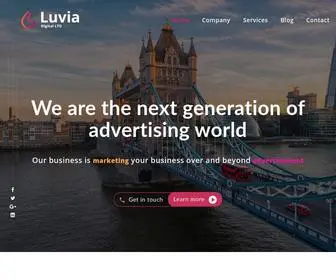 Luvia.co.uk(Global Marketing Agency) Screenshot