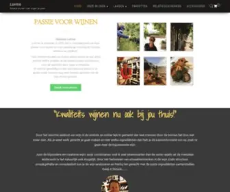 Luvino.nl(Horeca wijnen voor super prijzen) Screenshot