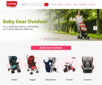 Luvlap.com(Baby Products) Screenshot