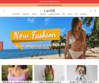 Luvlili.com(Girls Fashion Clothing Online Stroe) Screenshot