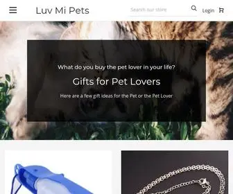 LuvMipets.com(Gifts for pet lovers) Screenshot