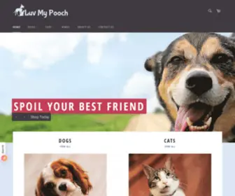 LuvMypooch.com(Luv My Pooch Store) Screenshot