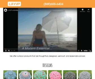 Luvup.com(LUVUP umbrellas) Screenshot