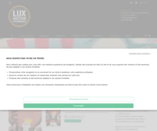Lux-Auction.com(Ventes aux enchères) Screenshot