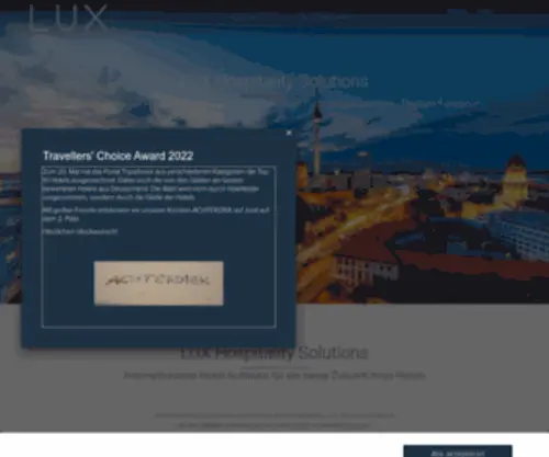 Lux-Hospitality.de(Webagentur für Hotels) Screenshot