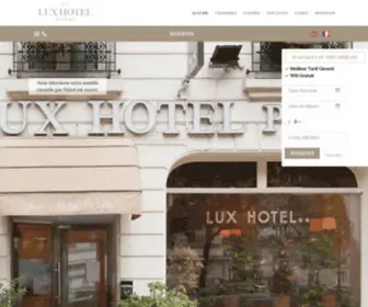 Lux-Hotel-PicPus.com(Lux Hôtel Picpus) Screenshot