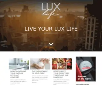 Lux-Review.com(LUXlife Magazine) Screenshot