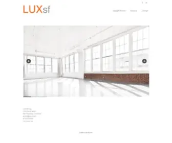 Lux-SF.com(San Francisco Daylight Photo Studio Rentals) Screenshot