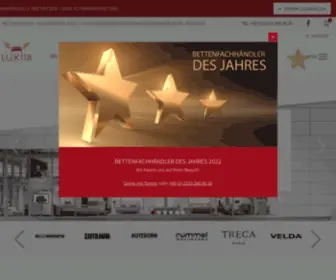 Lux118.com(Betten Köln) Screenshot