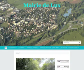 Lux71.fr(Mairie de Lux) Screenshot