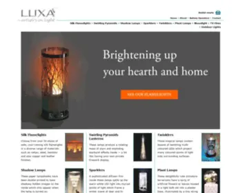 Luxa.co.uk(Flame Effects) Screenshot