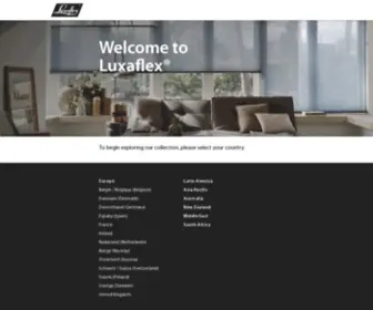Luxaflex.com(Luxaflex) Screenshot
