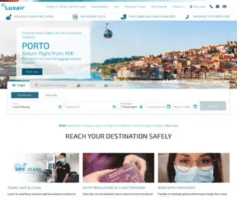 Luxair.co.uk(Luxair) Screenshot