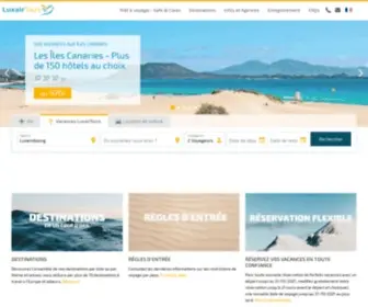 Luxairtours.lu(Voyages forfaitaires) Screenshot