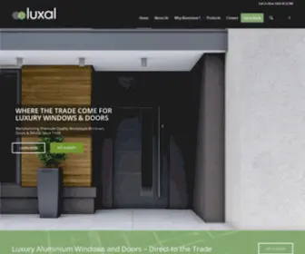Luxal.co.uk(Luxury Aluminium Window Suppliers) Screenshot