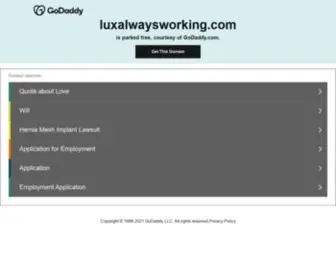 Luxalwaysworking.com(Luxalwaysworking) Screenshot