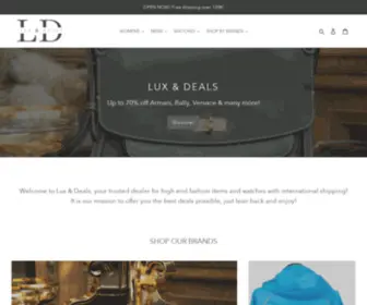 Luxanddeals.com(Lux & Deals) Screenshot