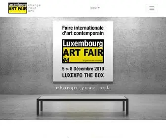 Luxartfair.com(Foire internationale d'art contemporain) Screenshot