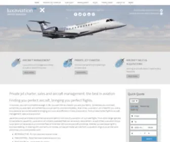 Luxaviationuk.com(Luxaviation UK) Screenshot