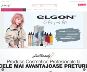 Luxbeauty.ro(Cosmetice Profesionale Online Faciale) Screenshot