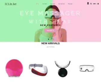 Luxbyher.com(Lux By Her) Screenshot