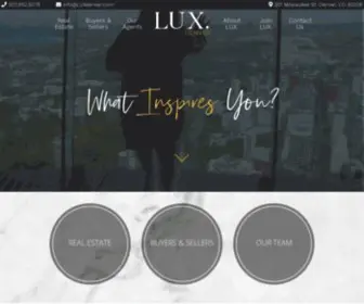 LuxDenver.com(LUX. Denver) Screenshot