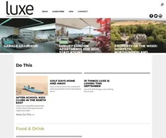 Luxe-Magazine.co.uk(Luxe Magazine) Screenshot