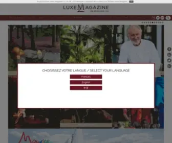 Luxe-Magazine.com(Luxe Magazine) Screenshot