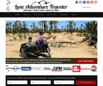 Luxeadventuretraveler.com(Luxe Adventure Traveler) Screenshot
