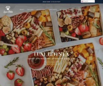 Luxebitesla.com(Best Charcuterie Boards Los Angeles by Luxe Bites LA) Screenshot