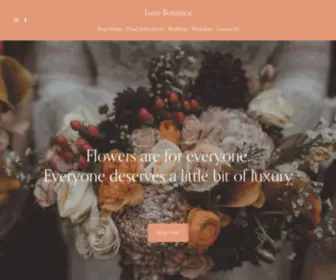 Luxebotanica.com.au(Luxe Botanica) Screenshot