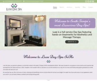 Luxedayspasoho.com(Luxe Day Spa Tampa) Screenshot