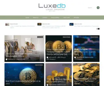 Luxedb.com(A great luxury magazine will only bring you the most interesting luxury news. Luxury) Screenshot